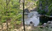 Trail Walking Jaujac - ARDECHE,  JAUJAC. .PONT DE L ECHELLE O - Photo 7