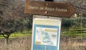 Tour Wandern Vaugines - Vaugines - roque rousse. -  Vaugines - Photo 1