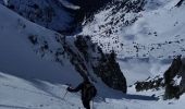 Excursión Esquí de fondo Laval-en-Belledonne - couloir Est du sifflet et pas du pin par couloir ouest - Photo 5