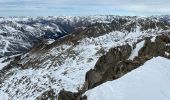 Tour Schneeschuhwandern Isola - Cime de Tavels  - Photo 2