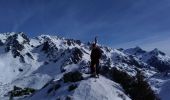 Trail Touring skiing Laval-en-Belledonne - couloir Est du sifflet et pas du pin par couloir ouest - Photo 3