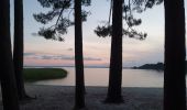 Randonnée V.T.C. Sanguinet - Sanguinet-Le lac à la tombée de la nuit - Photo 13