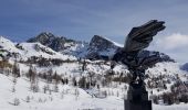 Percorso Sci alpinismo Isola - Grande Combe depart Isola 2000  382+ - Photo 1