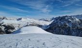 Tocht Ski randonnée Cervières - Crêtes de la lauze ou voyage dans les entrailles de terre rouge - Photo 18