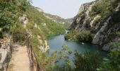 Trail Walking Quinson - VERDON: QUINSON - BASSES GORGES DU VERDON - SAINTE MAXIME - Photo 1