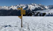 Tocht Sneeuwschoenen Theys - Pipay Col du Merdatet - Photo 1