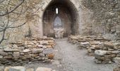 Trail Walking Châteauneuf-Val-Saint-Donat - les chabannes. les bories , le vieux village  de chateauneuf - Photo 1