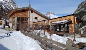 Trail Snowshoes Bardonecchia - MS G1 Le Melezet- refuge Re Maggi- lac vert - Photo 8