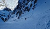 Percorso Sci alpinismo Puy-Saint-André - couloir de rocher bouchard - Photo 6