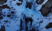 Tocht Sneeuwschoenen Orcières - Orcière 23 - Prapic - Le Saut du Laïre - La grande cascade - 400 m - Photo 2