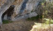 Trail Walking Collias - Collins la baume à mi pente grotte chauve souris retour par le plateau - Photo 5