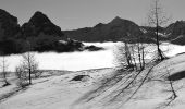Tocht Sneeuwschoenen Uvernet-Fours - Pra Loup - Entre Clappe et Coste Belle - Photo 5