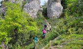 Trail Walking Roquefort-sur-Soulzon - le rocher de Roucangel - Photo 9