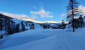 Tour Schneeschuhwandern Vars - Fontbonne - Col de Vars A/R - Photo 8