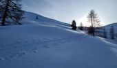 Trail Touring skiing Cervières - Crêtes de la lauze ou voyage dans les entrailles de terre rouge - Photo 11