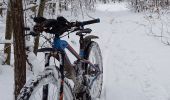 Randonnée Vélo électrique Saint-Clément - sortie vtt 21012023 mondon sous la neige - Photo 10