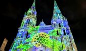 Randonnée Marche Chartres - Parcours historique Chartres en Lumières - Photo 9