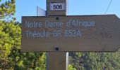 Trail Walking Théoule-sur-Mer - Notre dame d'Afrique  - Photo 5
