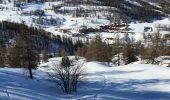 Percorso Racchette da neve Vars - Sur les pentes ouest de Peynier  - Photo 2