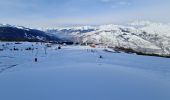 Tocht Sneeuwschoenen Bourg-Saint-Maurice - Les Arcs Chantel vers l'Altiport en boucle  - Photo 6