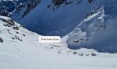 Percorso Sci alpinismo Puy-Saint-André - couloir de rocher bouchard - Photo 1