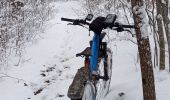 Randonnée Vélo électrique Saint-Clément - sortie vtt 21012023 mondon sous la neige - Photo 9