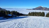 Percorso Racchette da neve Mont-Saxonnex - lac bénit  - Photo 1