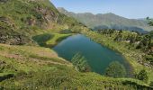 Excursión Senderismo Castillon-de-Larboust - lacs vert et bleu en boucle - Photo 3