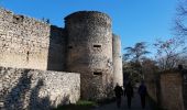 Randonnée Marche Cabrières-d'Avignon - le mur de la peste château petraque - Photo 1