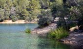 Randonnée Marche La Valette-du-Var - Tourris - Source ripelle - Mont combe - Barrage - Olivières - Carriere aux fourmis - Grottes de sable - Chateau de Tourris - Photo 12