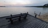 Randonnée V.T.C. Sanguinet - Sanguinet-Le lac à la tombée de la nuit - Photo 7