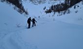 Excursión Esquí de fondo Cervières - Crêtes de la lauze ou voyage dans les entrailles de terre rouge - Photo 8