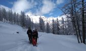 Tour Schneeschuhwandern La Condamine-Châtelard - raquettes Ste Anne la Condamine 06-03-20 - Photo 3