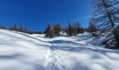 Tour Schneeschuhwandern Vars - Sur les pentes ouest de Peynier  - Photo 1