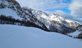 Trail Touring skiing Ceillac - col albert tête de rissace - Photo 2