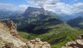 Randonnée Marche Kastelruth - Castelrotto - Seiser Alm - Refuge Tierser-Alpl - Photo 2