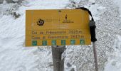 Tour Schneeschuhwandern Saint-Martin-Vésubie - Col de Fremamorte hiver - Photo 2