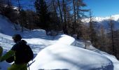 Randonnée Ski de randonnée Crévoux - 210321 arête de la Ratelle - Photo 1