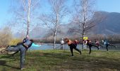 Trail Nordic walking Sassenage - Marche Nordique au barrage de Saint-Egrève et retour par le parc de l'Ovalie - Photo 2