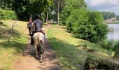 Tocht Paardrijden Montsauche-les-Settons - Manger une glace et un smoothi - Photo 2