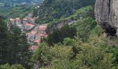 Tour Wandern Roquefort-sur-Soulzon - le Combalou par le sentier des échelles - Photo 4