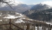 Trail Snowshoes Montricher-Albanne - Albanne - Prario -la Plagne - le Belvedere - Photo 2