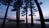 Randonnée V.T.C. Sanguinet - Sanguinet-Le lac à la tombée de la nuit - Photo 14