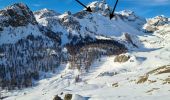 Trail Touring skiing Puy-Saint-André - rocher bouchard pente nord est  de crête de bressiere - Photo 2