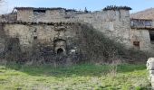 Trail Walking Le Brusquet - LE MOUSTEIRET. Ruine Chalvet .Col de l Escuichiere . Le Villard o m s  - Photo 11