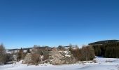 Tour Skiwanderen Saint-Front - 2022 01 RANDONNÉE EN MÉZENC : descente vers Estaples puis La Croix Pecata, roche pointu, les dents du diable, traversée du Lignon. - Photo 1