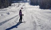 Trail Touring skiing Le Dévoluy - La Platte du Pin depart Joue du Loup  450 + - Photo 1