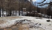 Percorso Racchette da neve San Dalmazzo Selvatico - Pointe de Colombart - Photo 1