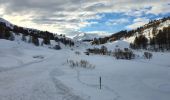 Randonnée Raquettes à neige Vars - Fontbonne - Col de Vars A/R - Photo 7