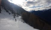 Trail Touring skiing Méolans-Revel - Tête de Louis XVI - Photo 10